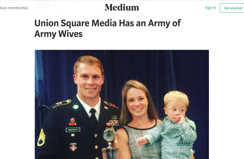 Union Square Media Has an Army of Army Wives